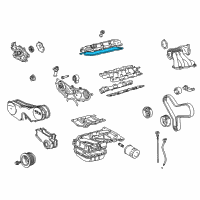 OEM 1996 Toyota Avalon Gasket Diagram - 11213-20020