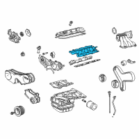 OEM Toyota Camry Manifold, Intake Diagram - 17101-20021