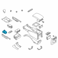 OEM Infiniti Indicator Assy-Auto Transmission Control Diagram - 96940-1MA1C