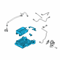 OEM 2009 Ford Escape Vapor Canister Diagram - CM6Z-9D653-C