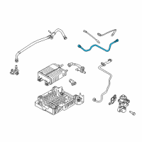 OEM 2011 Mercury Mariner Tube Diagram - 9M6Z-9288-C