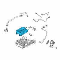 OEM 2012 Ford Escape Canister Diagram - 9M6Z-9C985-B