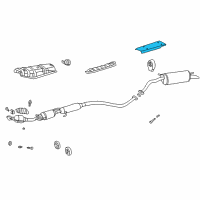 OEM 2001 Toyota Prius Heat Shield Diagram - 58321-47010