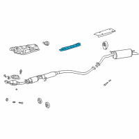 OEM 2002 Toyota Prius Heat Shield Diagram - 58153-47010