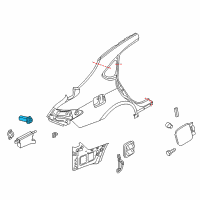 OEM Infiniti M37 Lock & Cable Assy-Gas Filler Opener Diagram - 78826-EG01C