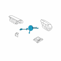 OEM 2009 Ford E-350 Super Duty Clock Spring Diagram - 8C2Z-14A664-A