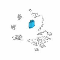 OEM 2005 Ford Expedition Vapor Canister Diagram - 2L1Z-9D653-BA