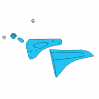 OEM 2018 Toyota Corolla Back Up Lamp Assembly Diagram - 81590-02A60