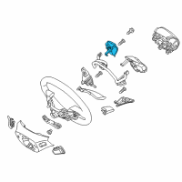 OEM Hyundai Ioniq Steering Remote Control Switch Assembly, Right Diagram - 96720-G2020-4X