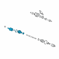 OEM 2016 Acura ILX Joint Set, Outboard Diagram - 44014-TV9-A11