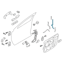 OEM Lincoln MKX Lock Rod Diagram - ET4Z-7821852-A