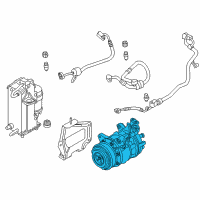 OEM 2022 BMW 330e xDrive ELECTRIC A/C COMPRESSOR Diagram - 64-52-9-496-106