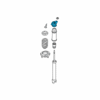 OEM Kia Bracket-Shock ABSORBER Diagram - 553303R010