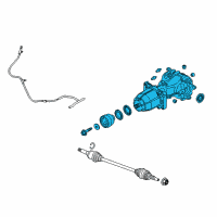 OEM Lincoln MKZ Differential Assembly Diagram - S-152-D