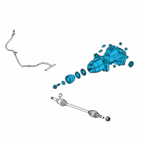 OEM 2013 Lincoln MKZ Differential Assembly Diagram - S-152-D