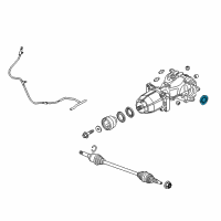 OEM Lincoln MKS Side Seal Diagram - CV6Z-4B416-A