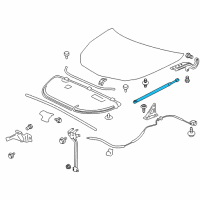 OEM 2014 GMC Acadia Support Strut Diagram - 22760388