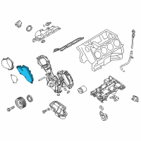 OEM Nissan Titan XD Cover Assy-Cam Sprocket, Vtc Diagram - 13041-EZ31B