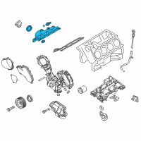 OEM 2014 Infiniti QX80 Cover Assembly - Valve Rocker Diagram - 13264-1LA1A