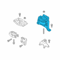 OEM 2017 Ford Escape Front Mount Diagram - BV6Z-6038-B