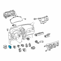 OEM 2014 Toyota Sienna Window Switch Diagram - 84835-08040