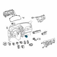 OEM Toyota Venza Seat Heat Switch Diagram - 84751-06101