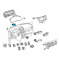 OEM Toyota Sienna Hazard Switch Diagram - 84332-08030-E0