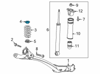 OEM 2021 Buick Encore GX Upper Insulator Diagram - 42599306