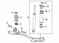 OEM 2022 Buick Encore GX Lower Insulator Diagram - 42599305