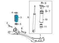 OEM 2022 Chevrolet Trailblazer Coil Spring Diagram - 42743543