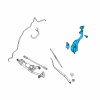 OEM 2012 Nissan Sentra Tank Assy-Windshield Washer Diagram - 28910-ET000