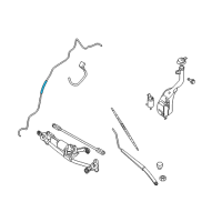 OEM 2012 Nissan Sentra Hose-Washer Diagram - 28935-ET000