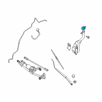 OEM 2012 Nissan Sentra Cap-Windshield Washer Tank Diagram - 28913-ET000