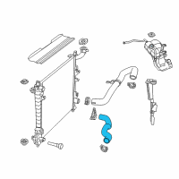 OEM 2016 Dodge Durango Hose-Radiator Outlet Diagram - 68269478AA