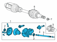 OEM 2022 Cadillac CT5 Carrier Assembly Diagram - 84547502