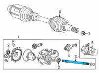 OEM 2022 Cadillac CT5 Intermed Shaft Diagram - 84632509