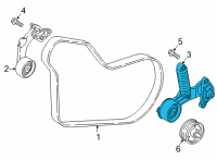 OEM 2021 Hyundai Elantra TENSIONER Assembly-Hydraulic Diagram - 25283-03HA5