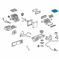 OEM 2013 Chevrolet Spark Filter Diagram - 13271190