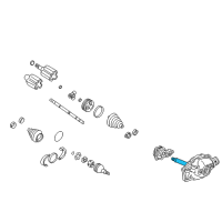 OEM 2004 GMC Envoy Intermed Shaft Diagram - 12479125