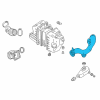 OEM 2005 Mercury Mariner Inlet Tube Diagram - 6L8Z-9F843-C