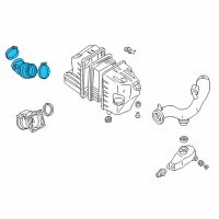 OEM Mercury Outlet Tube Diagram - 2L8Z-9B659-BA