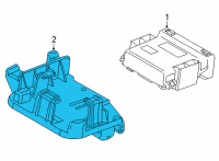 OEM 2022 Chevrolet Trailblazer Mount Bracket Diagram - 42694812