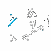 OEM Kia Telluride Pad U Diagram - 85810S9000GYT