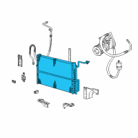 OEM 1996 Ford E-350 Econoline Club Wagon Condenser Diagram - F6UZ-19712-AA