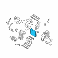 OEM Kia Borrego Evaporator Core Assembly Diagram - 971402J000