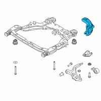OEM 2014 Ford Taurus Knuckle Diagram - DE9Z-3K186-B