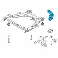 OEM 2017 Ford Police Interceptor Sedan Knuckle Diagram - DE9Z-3K186-B