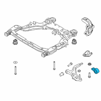 OEM Ford Police Interceptor Sedan Bracket Diagram - FA5Z-3079-A