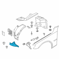 OEM 2013 BMW 740i Cover, Bottom Right Diagram - 51-75-7-302-376