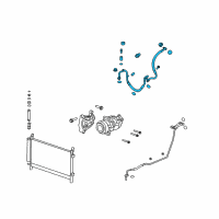 OEM 2012 Chevrolet Camaro Hose & Tube Assembly Diagram - 23356005